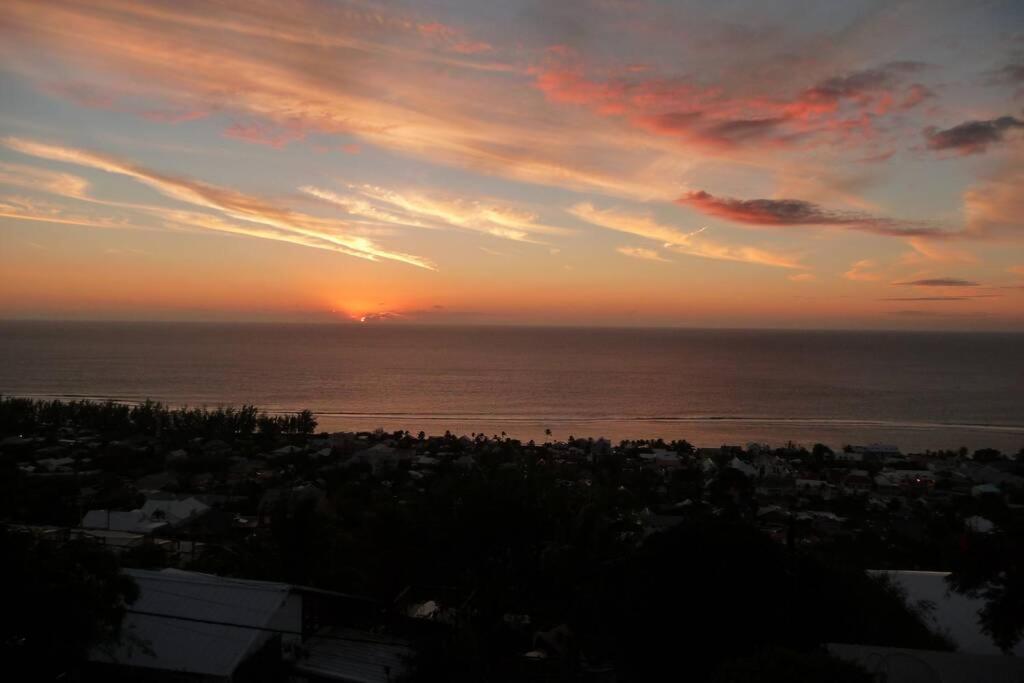Chalet Sunset, Vue Panoramique Sur La Baie, Proche De Saint-Leu Et Ses Plages 外观 照片