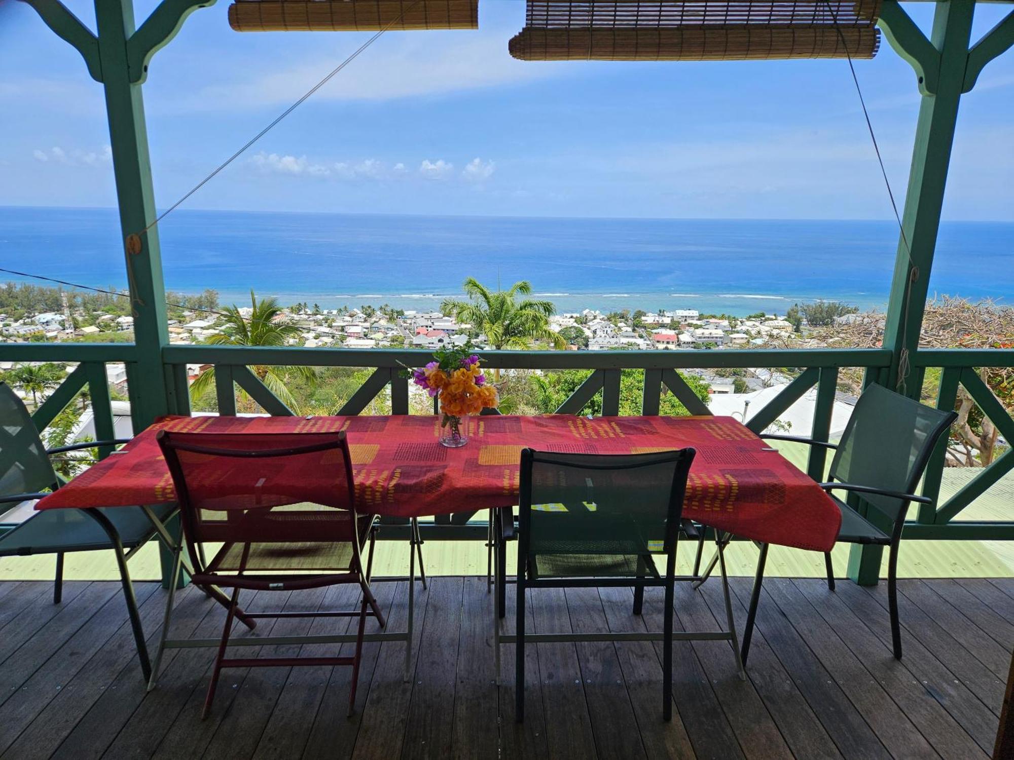 Chalet Sunset, Vue Panoramique Sur La Baie, Proche De Saint-Leu Et Ses Plages 外观 照片
